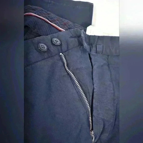 NWT LBM 1911 Navy Blue Cotton  8415 Stretch Chino Casual Pants 58EU 40x34 Italy - Picture 7 of 10